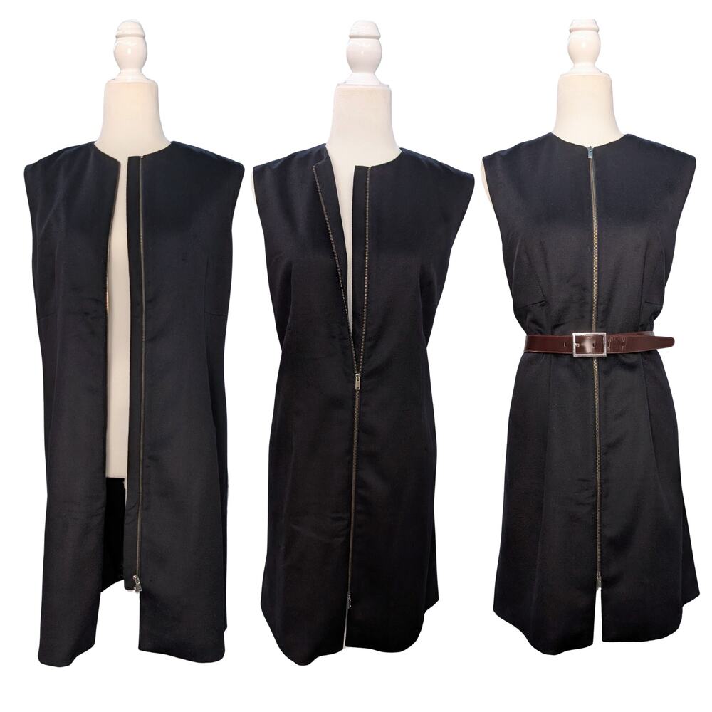 NWOT Chic New Wool Cashmere Vest Dress - Picture 4 of 10